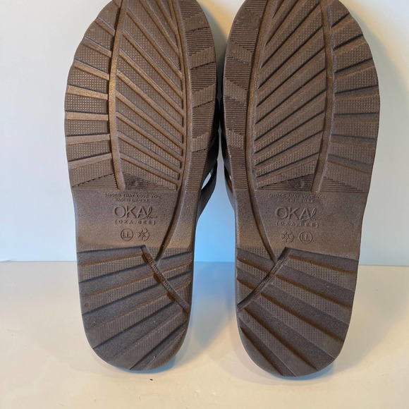 Oka-B Men's Grayson Slide Sandals Slides Flip Flops Rubber LL (9.5-10.5) - Picture 6 of 7